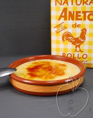 Crema catalana de caldo de pollo Aneto (2)