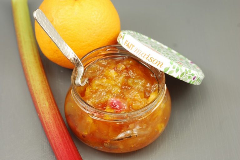 CONFITURE DE RHUBARBE & ORANGES DOUCES Come conmigo